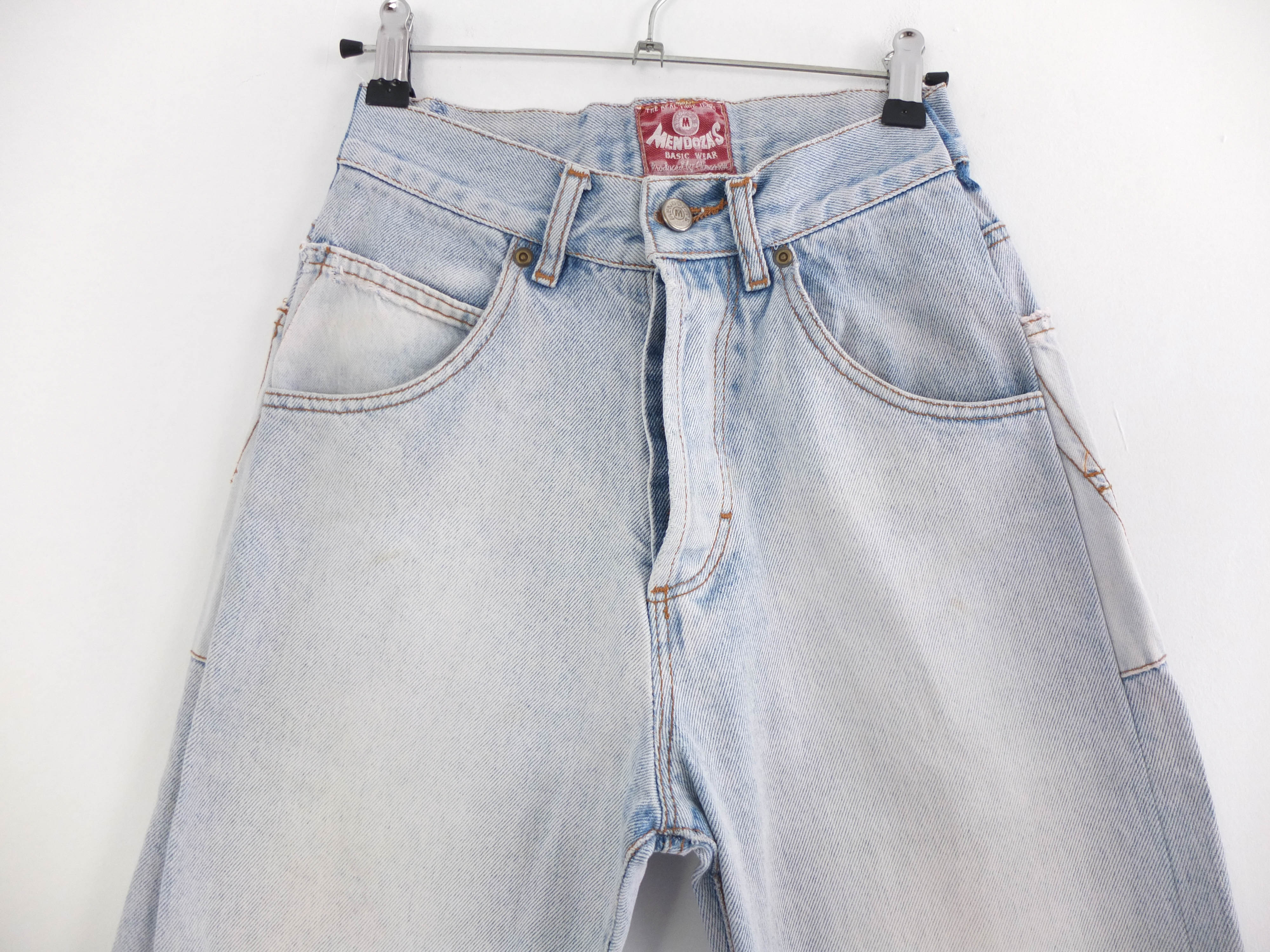 Vaquero vintage de cintura alta en azul claro RebecaVintageShop