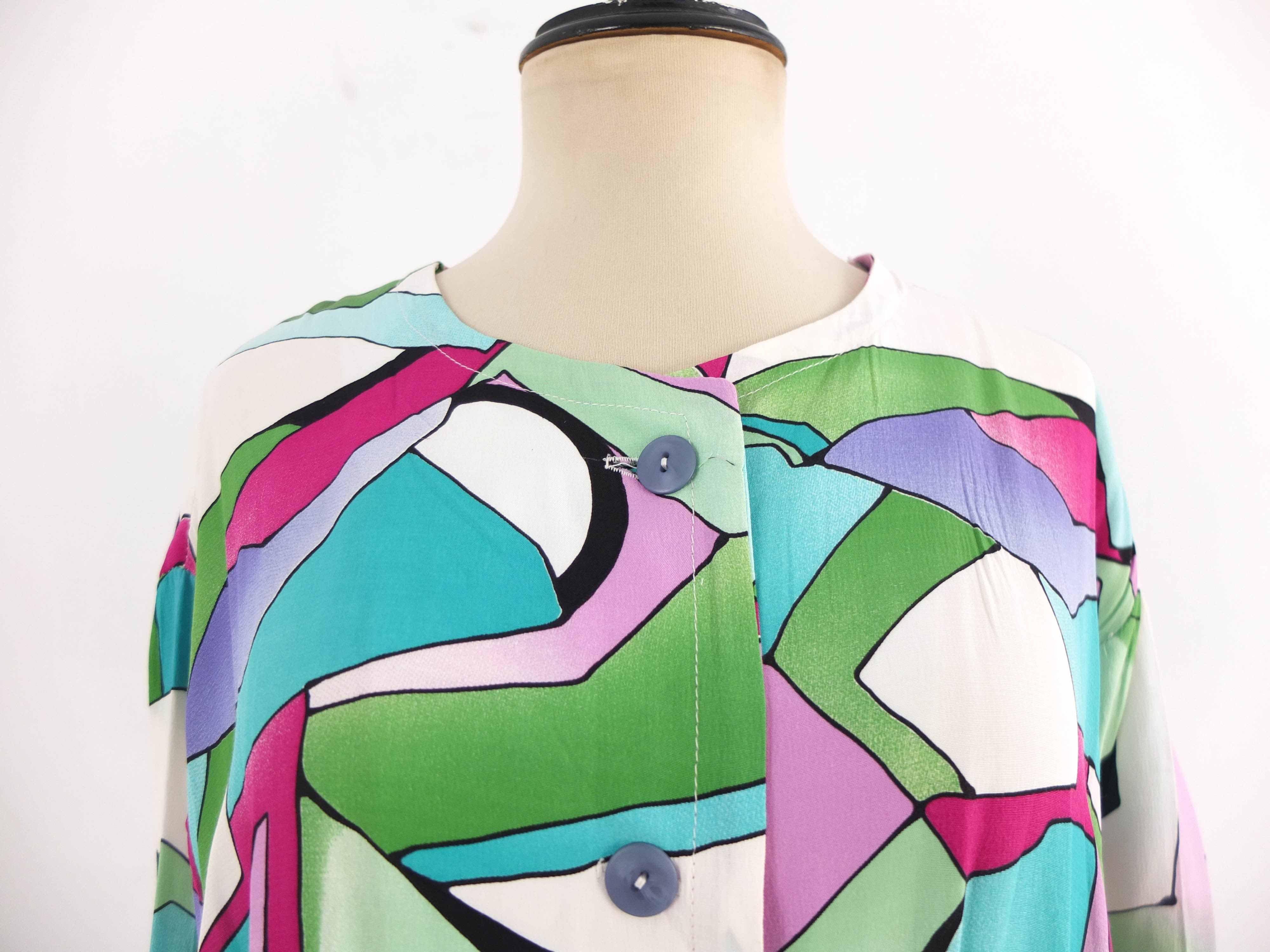 Blusa multicolor oversized 80s RebecaVintageShop