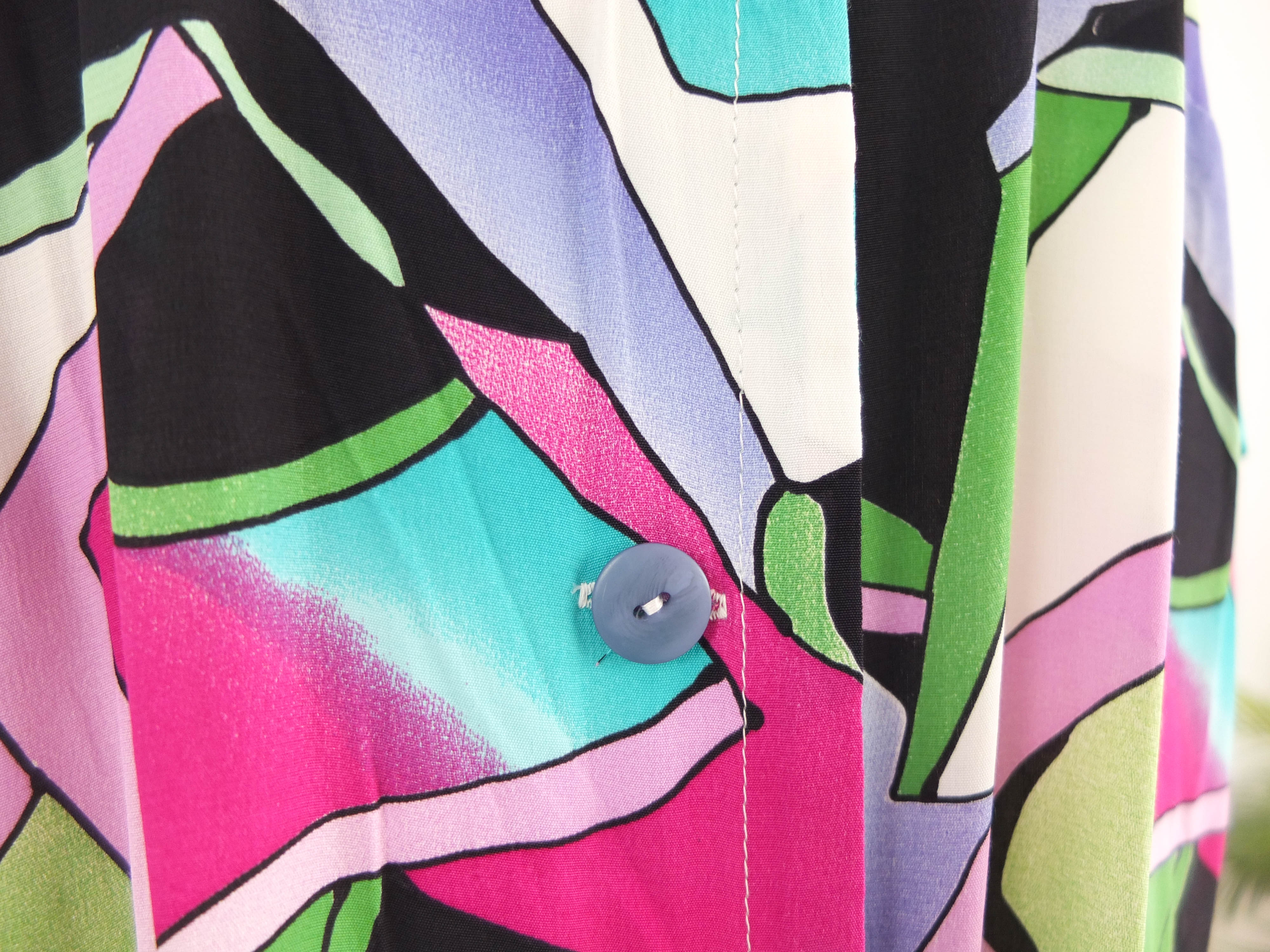 Blusa multicolor oversized 80s RebecaVintageShop