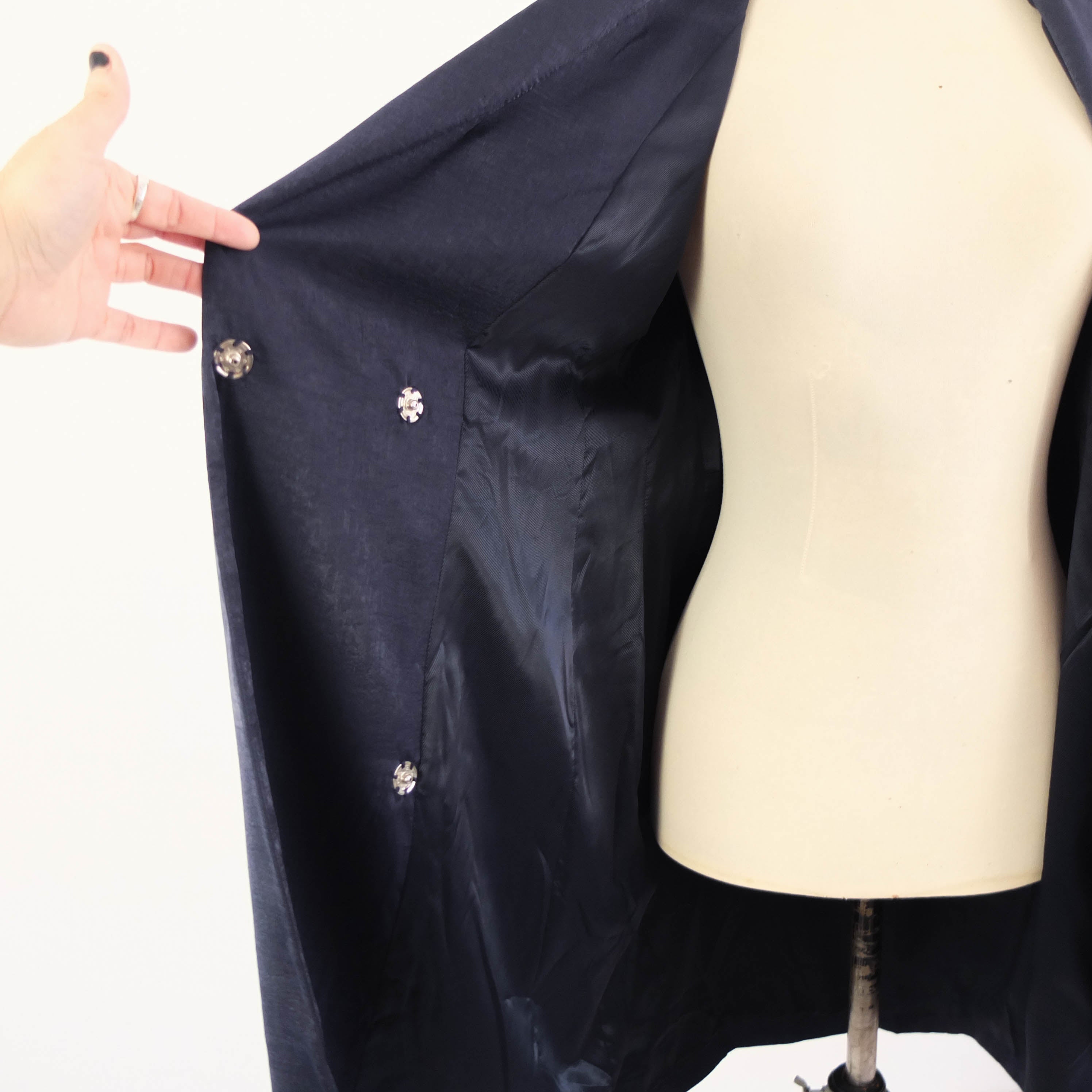Vintage 90s navy blue blazer dress - Size L RebecaVintageShop