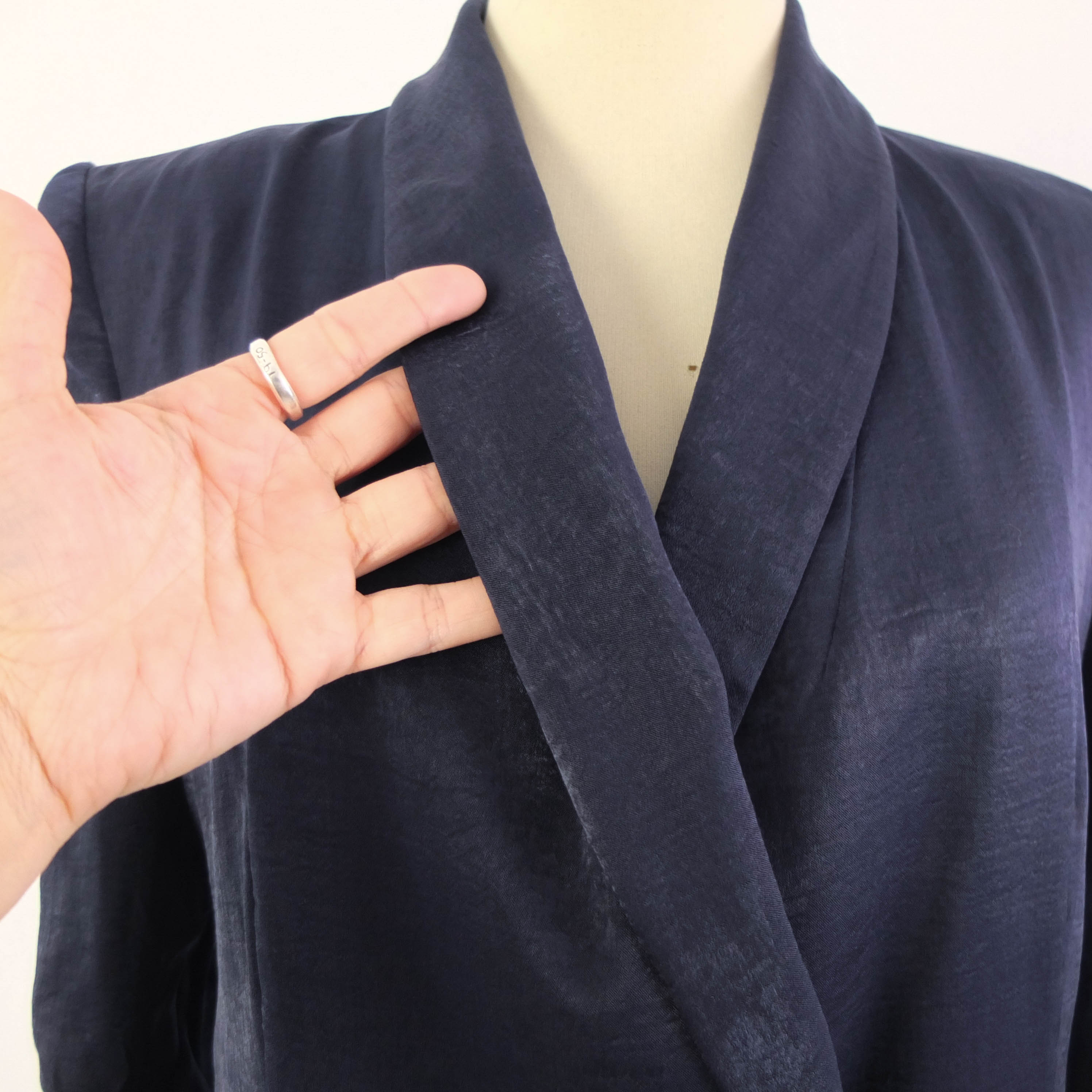 Vintage 90s navy blue blazer dress - Size L RebecaVintageShop