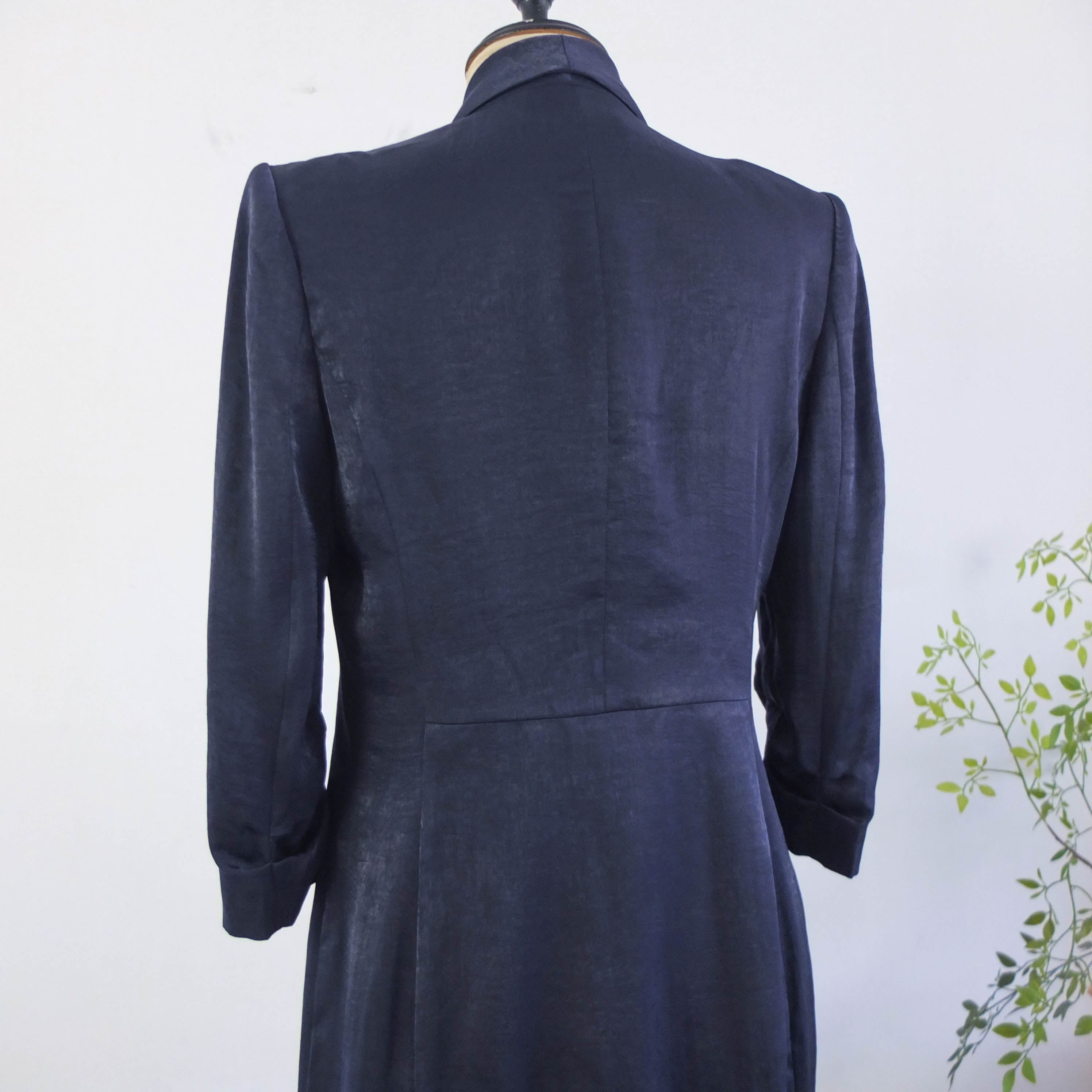 Vintage 90s navy blue blazer dress - Size L RebecaVintageShop