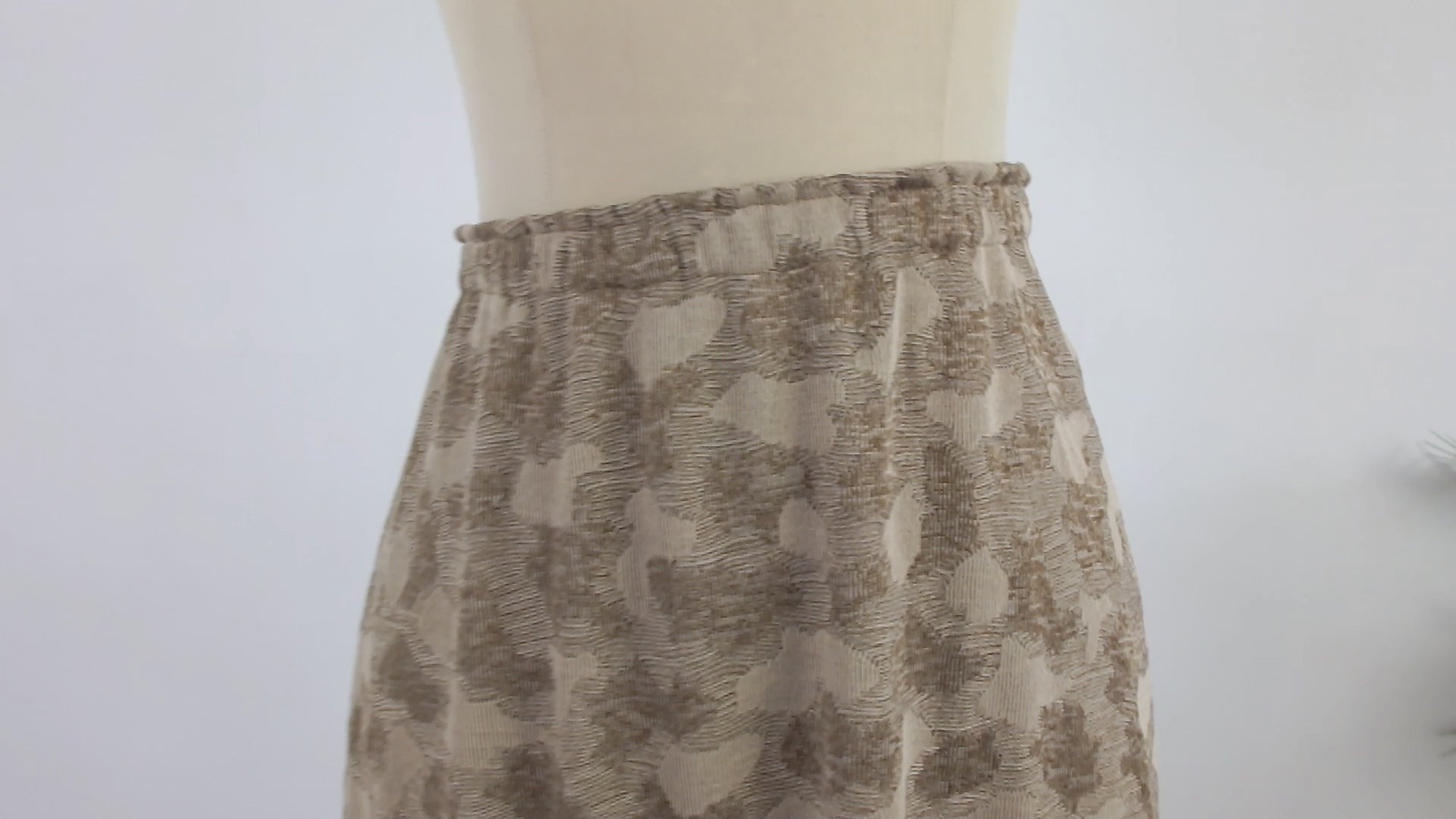 Falda de punto maxi vintage 90s - Talla L
