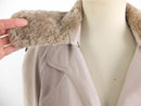 Gabardina beige larga vintage 90s de estilo clásico oversized RebecaVintageShop