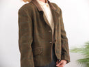 Blazer de Cuadros Verde en Lana Vintage - L RebecaVintageShop