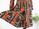 Vintage 70s floral mod mini dress with long sleeve - Size M RebecaVintageShop