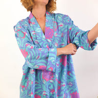 80s abstract print oversized blazer - Size L/XL RebecaVintageShop