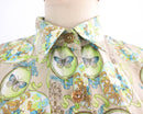 Blusa con estampado de mariposas vintage 80s RebecaVintageShop