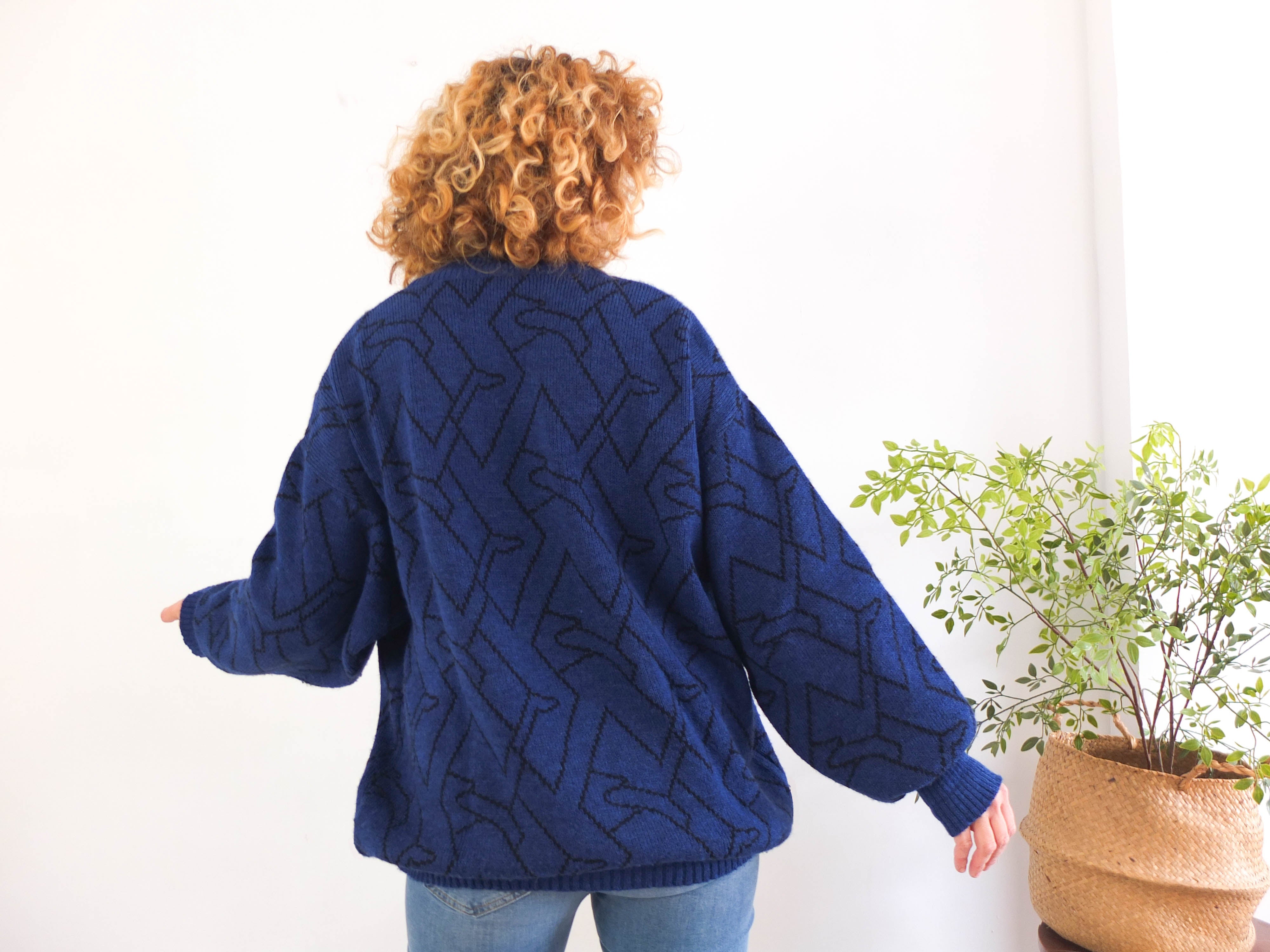 Vintage 90s wool oversized sweater