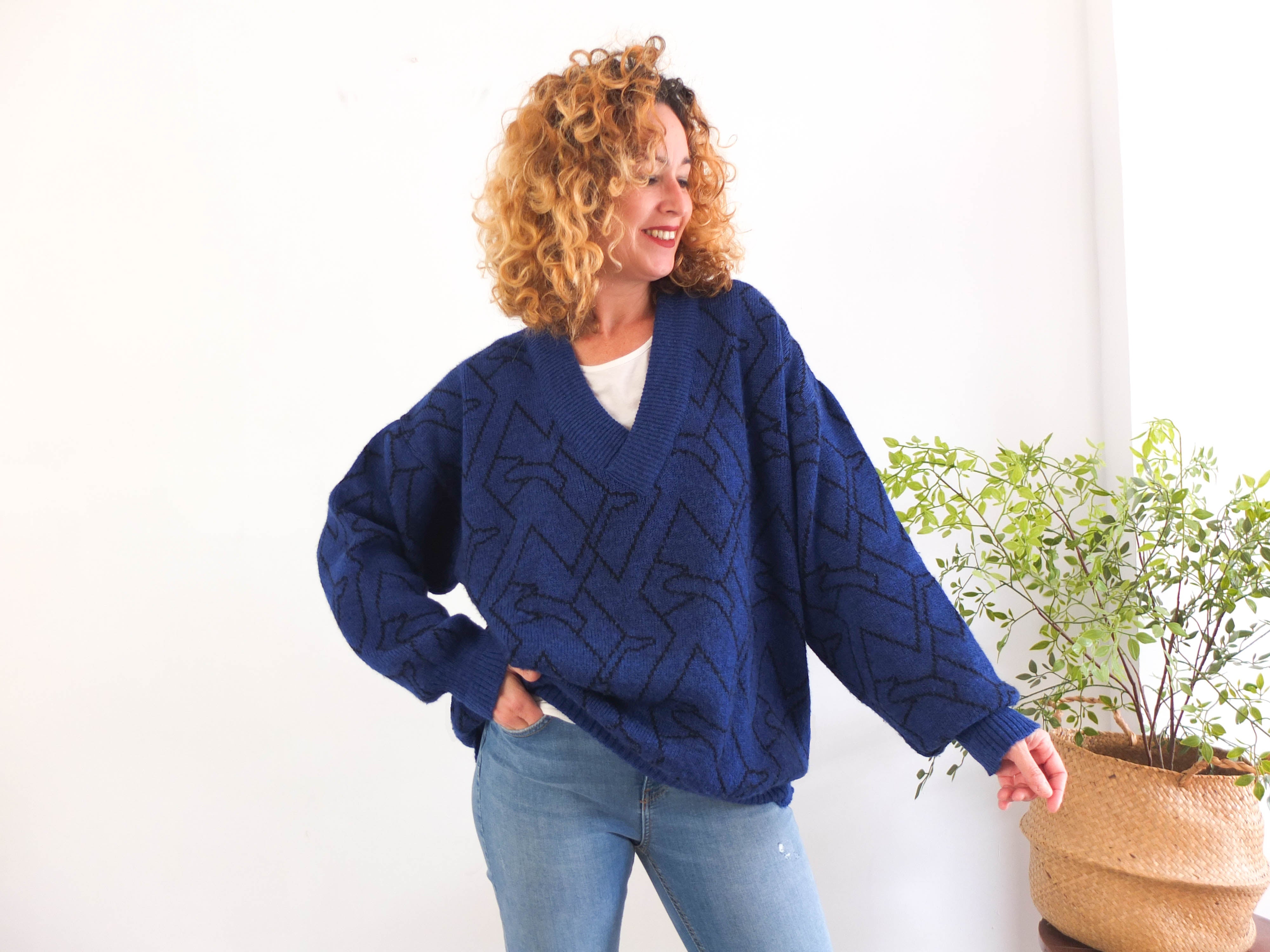 Vintage 90s wool oversized sweater