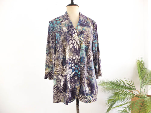Blazer estampada 90s vintage - M/L RebecaVintageShop