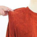 Vintage 80s brown suede jacket - Size L RebecaVintageShop