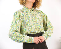 Blusa con estampado de mariposas vintage 80s RebecaVintageShop