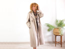 Gabardina beige oversized vintage 90s